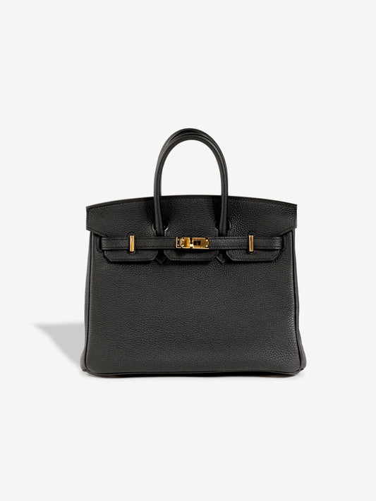 Birkin 25 in Black Togo Leather with Gold Hardware