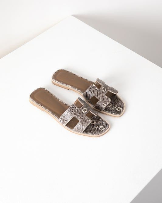 Oran Sandal in Lizard Ombre