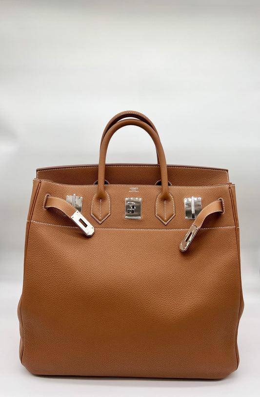 HAC Birkin 40 in Gold Togo with Palladium Hardware