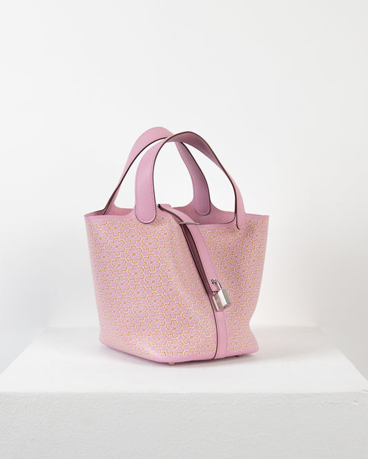 Picotin 18 in Mauve Sylvestre Daisy with Palladium Hardware