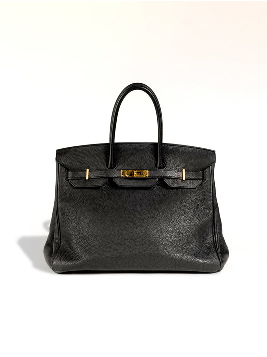 Birkin 35 Black Togo with Gold Hardware