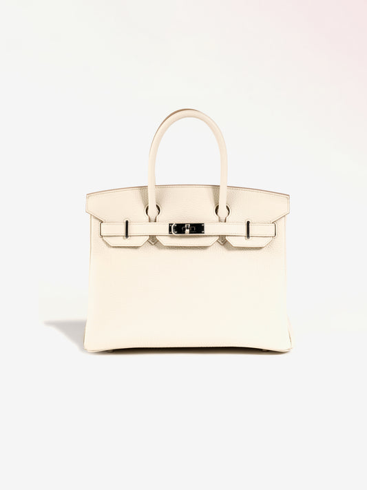Birkin 30 Beton Togo with Palladium Hardware