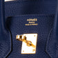 Birkin 25 in Bleu Saphir Togo with Gold Hardware