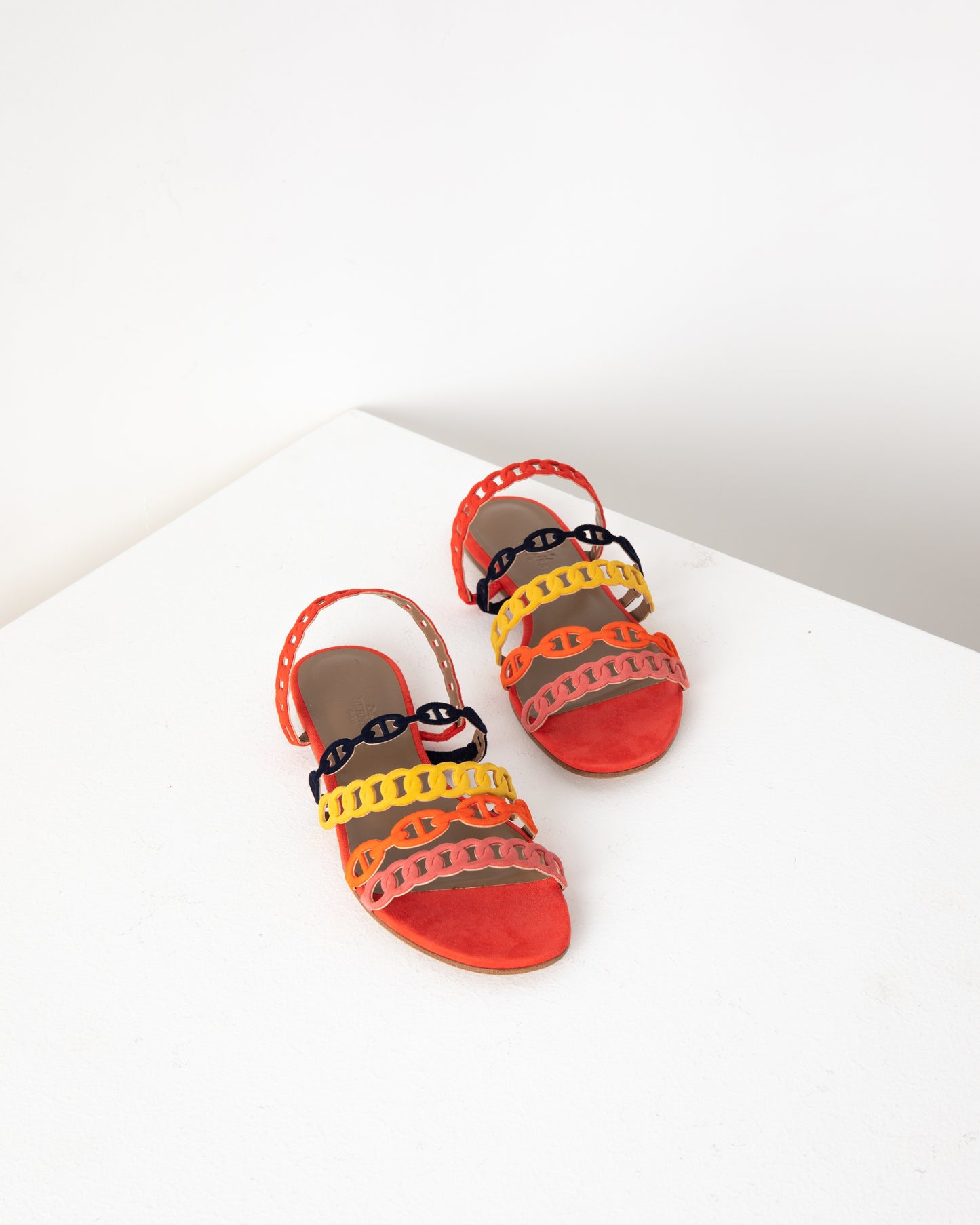 Thalassa Sandal in Multicolor Red