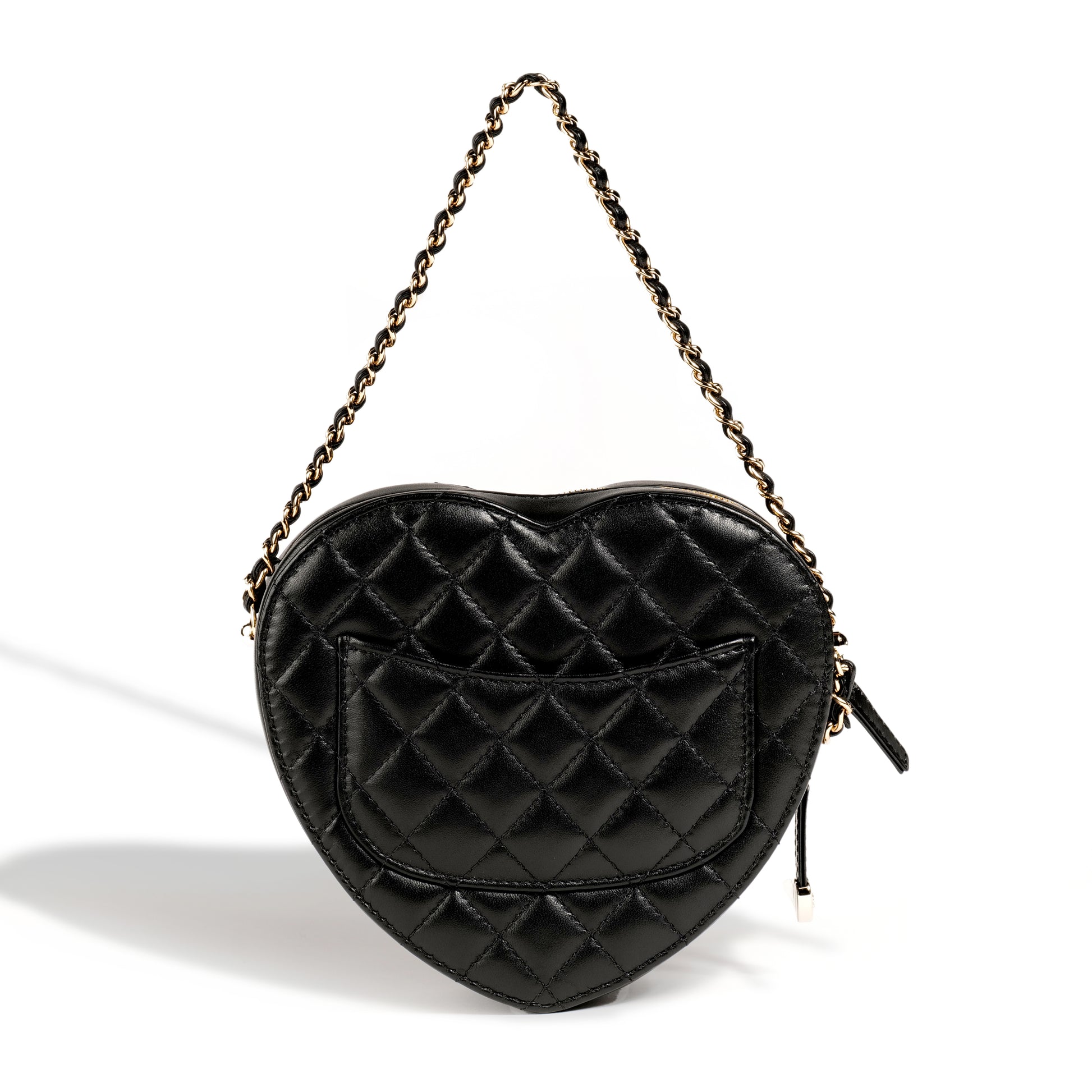 Chanel Black Heart Bag in Large Size – Diamonds in Dubai