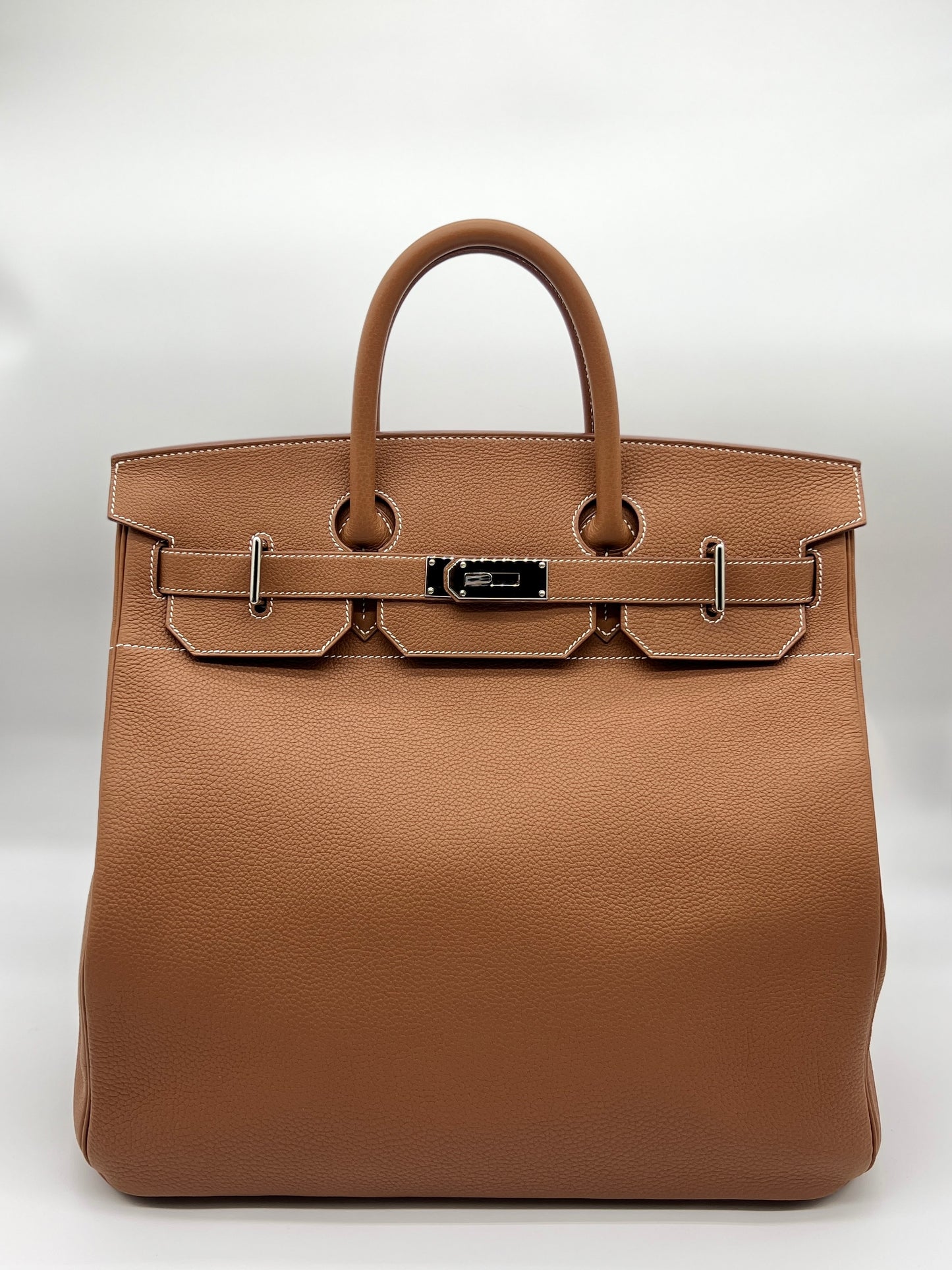 HAC Birkin 40 in Gold Togo with Palladium Hardware – Diamonds in Dubai