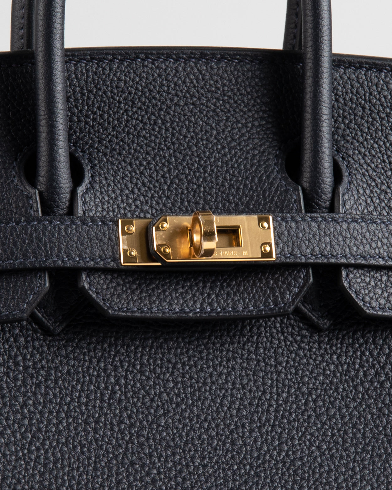 Hermès Birkin 25 Gris Etain Togo Gold Hardware GHW — The French Hunter
