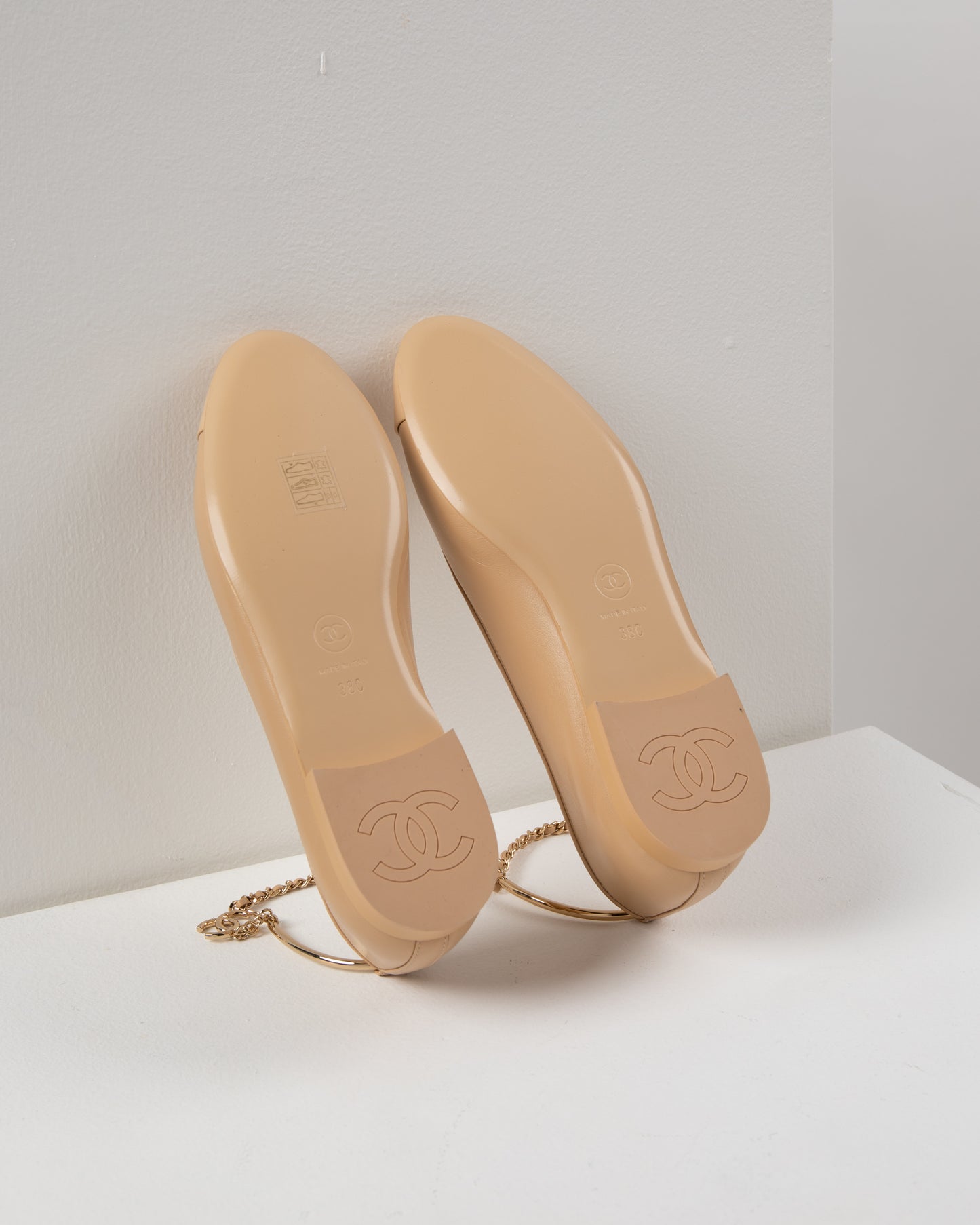 Chanel Ballerina Flat Shoes in Beige