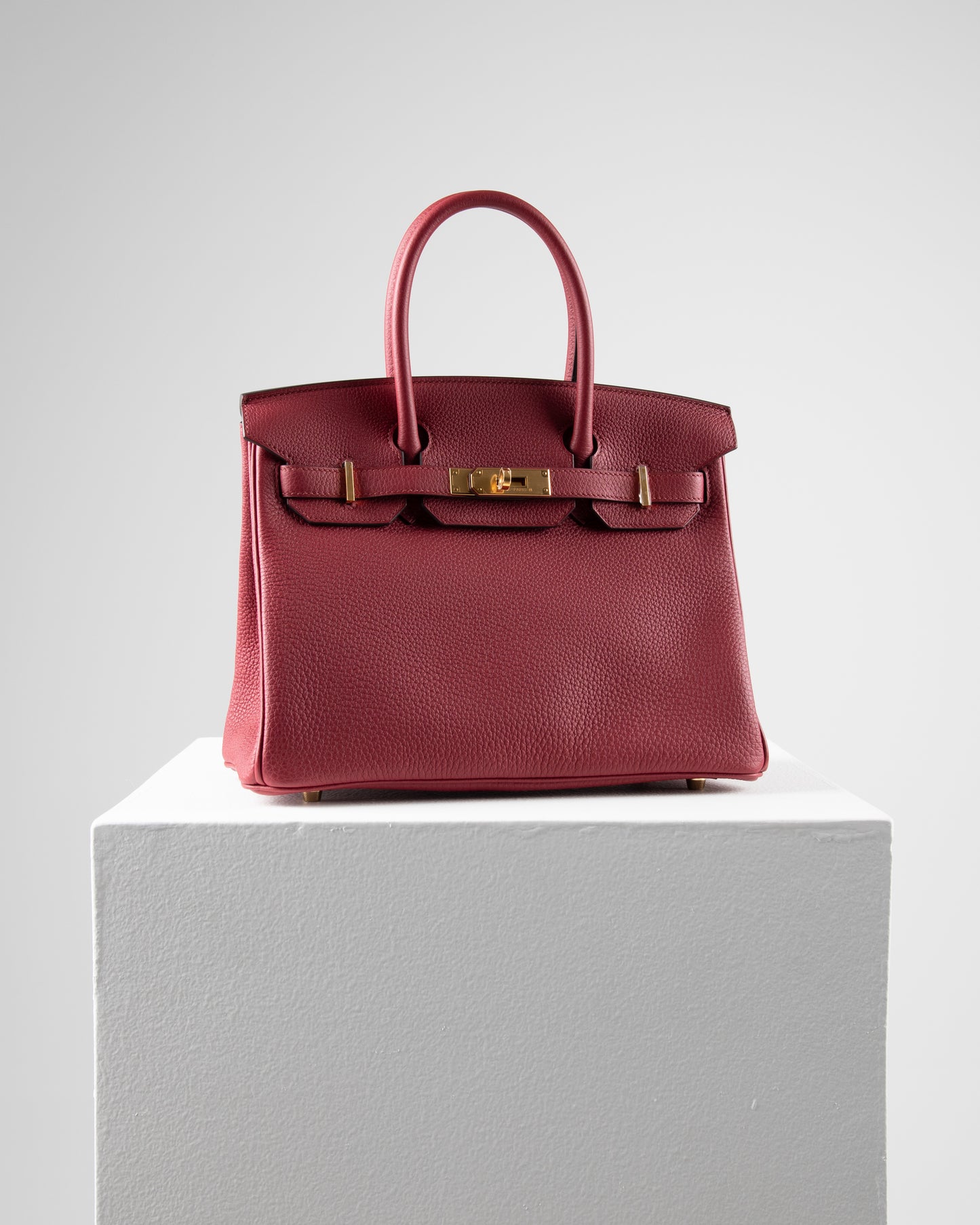 Birkin 30 Rouge Grenat in Togo Leather with Gold Hardware