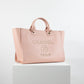 Chanel Deauville Large Pink Tote Bag