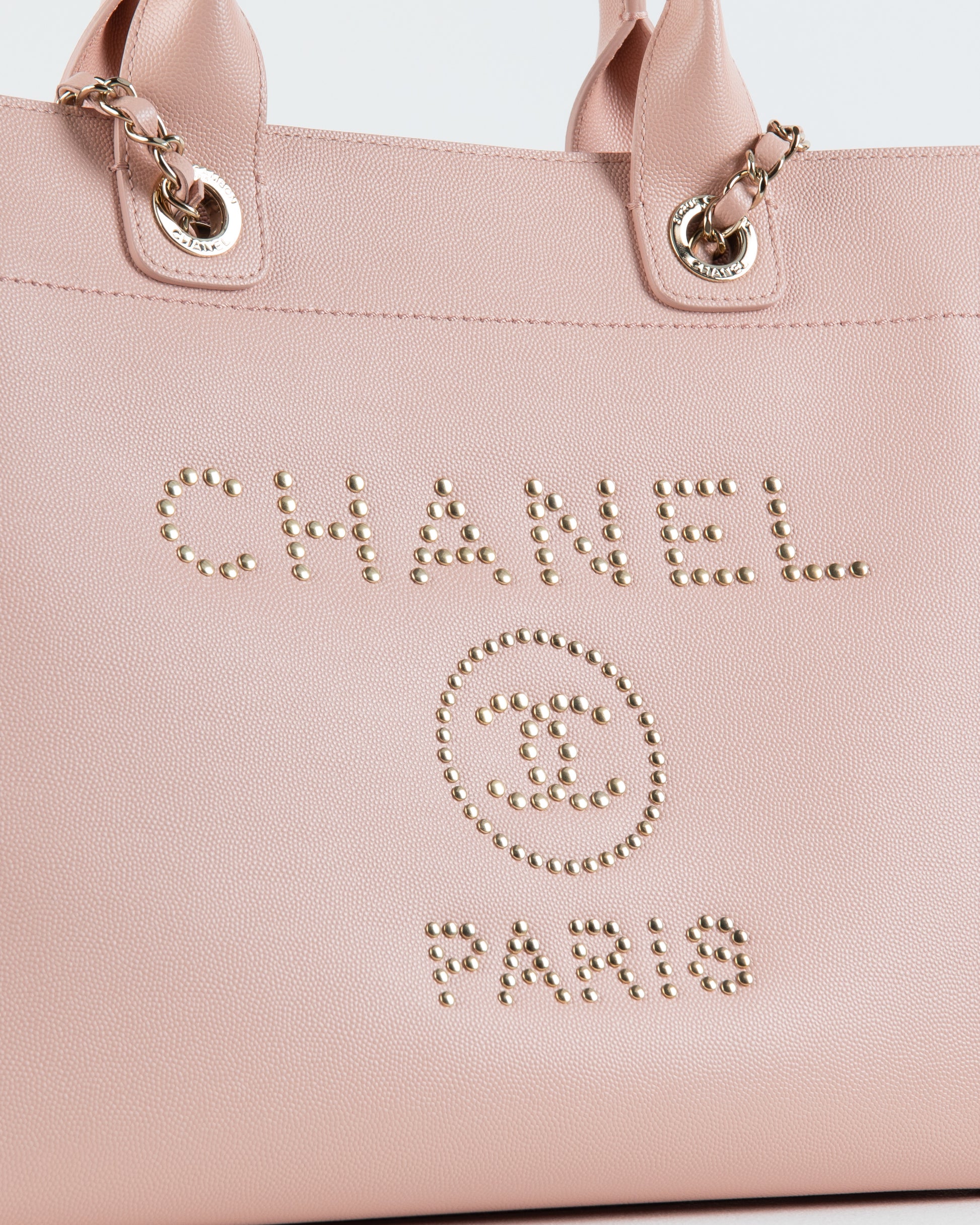 Chanel Deauville Large Pink Tote Bag – Diamonds in Dubai