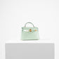 Kelly 20 Vert D'eau Sellier Matte Alligator Mississippiensis with Gold Hardware