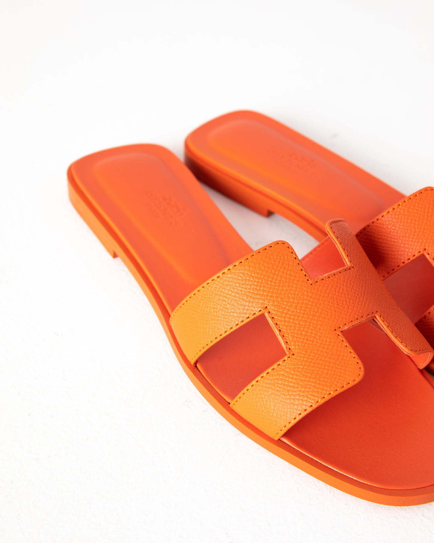 Oran Sandal in Epsom Orange