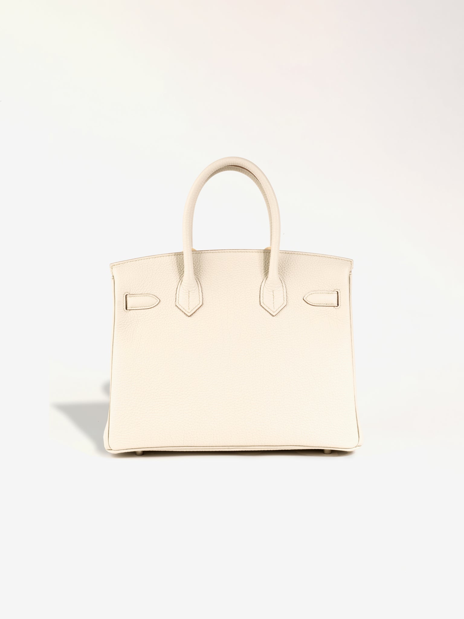 Hermes Birkin Bag 30cm Beton Off White Togo Gold Hardware