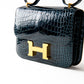 Constance 18 in Alligator Mississipi with Gold Hardware