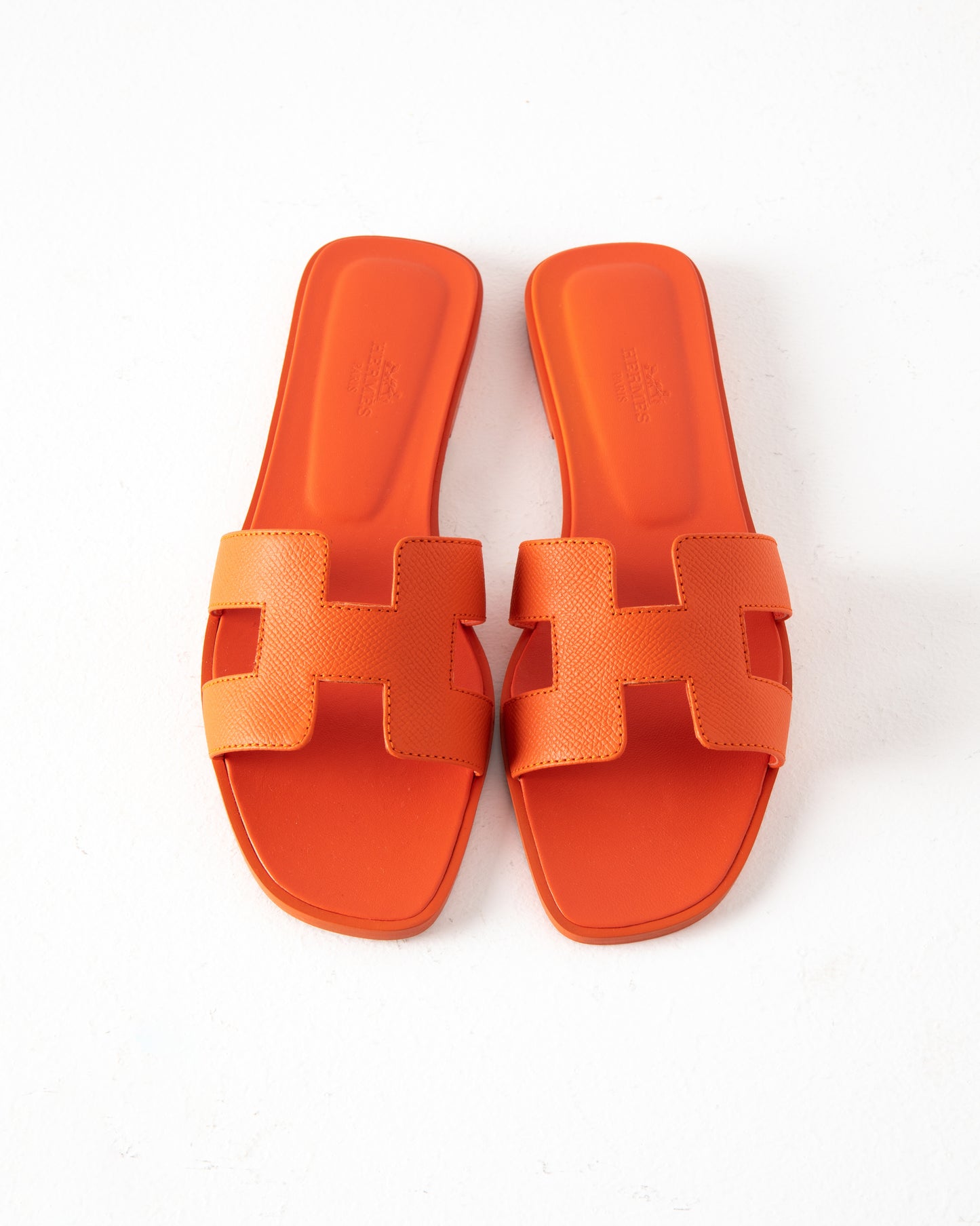 Oran Sandal in Epsom Orange