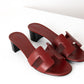 Oasis Sandal in Rouge H