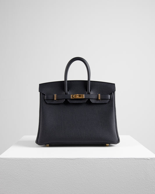 Birkin 25 Caban in Togo Leather with Gold Hardware