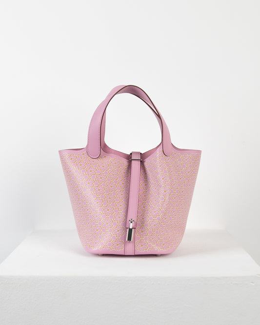Picotin 18 in Mauve Sylvestre Daisy with Palladium Hardware