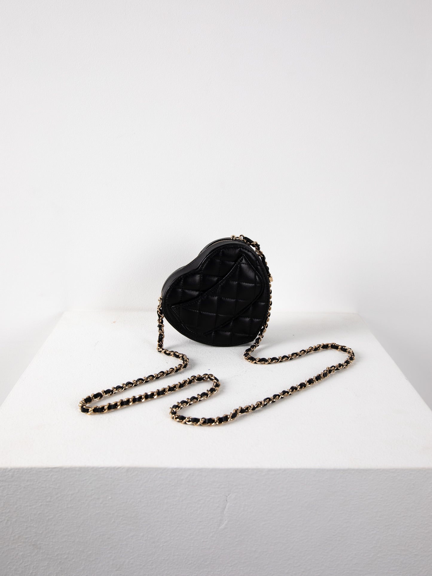 Chanel Black Heart Bag in Small Size