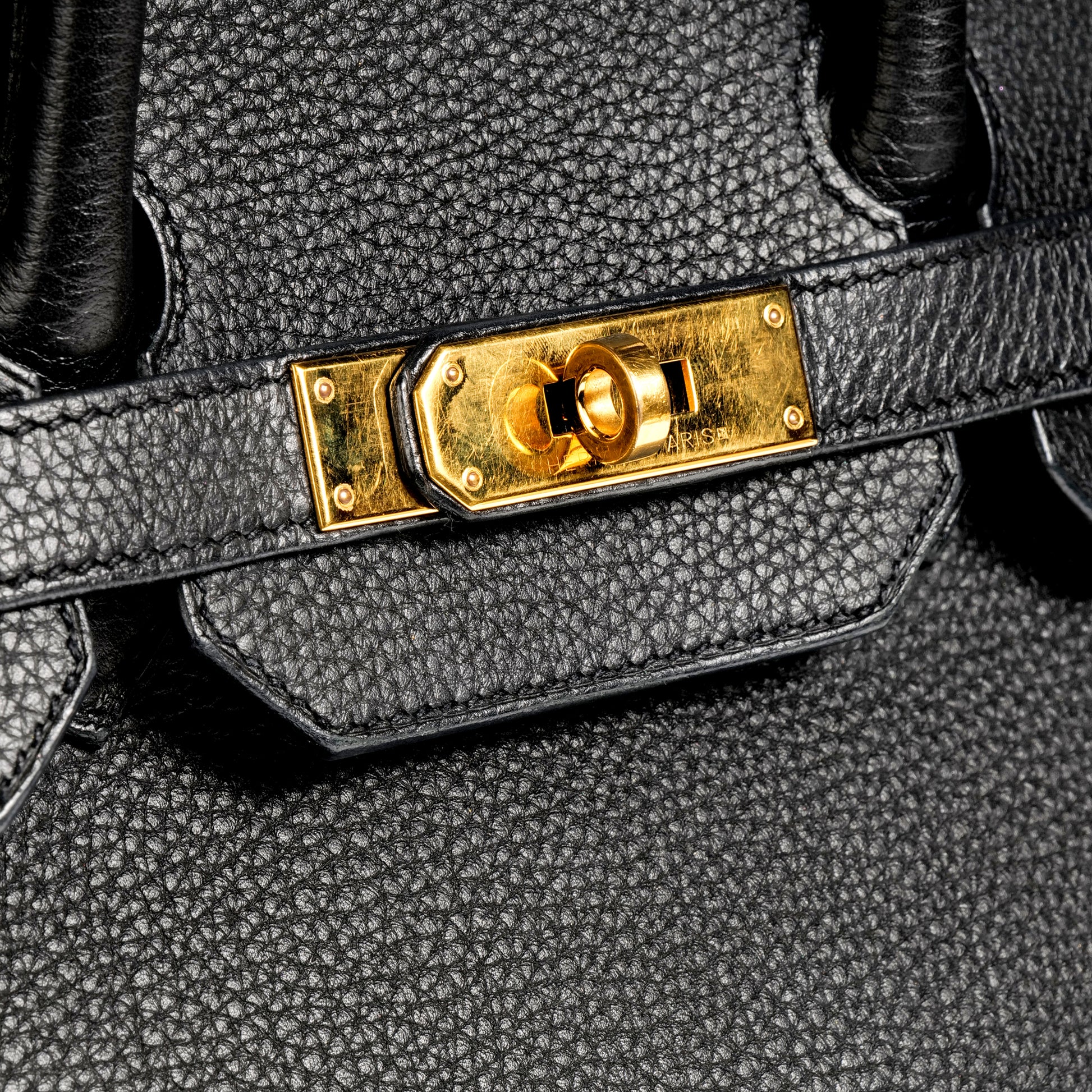 Birkin 30 in Gold Barenia Leather with Gold Hardware – Diamonds in Dubai