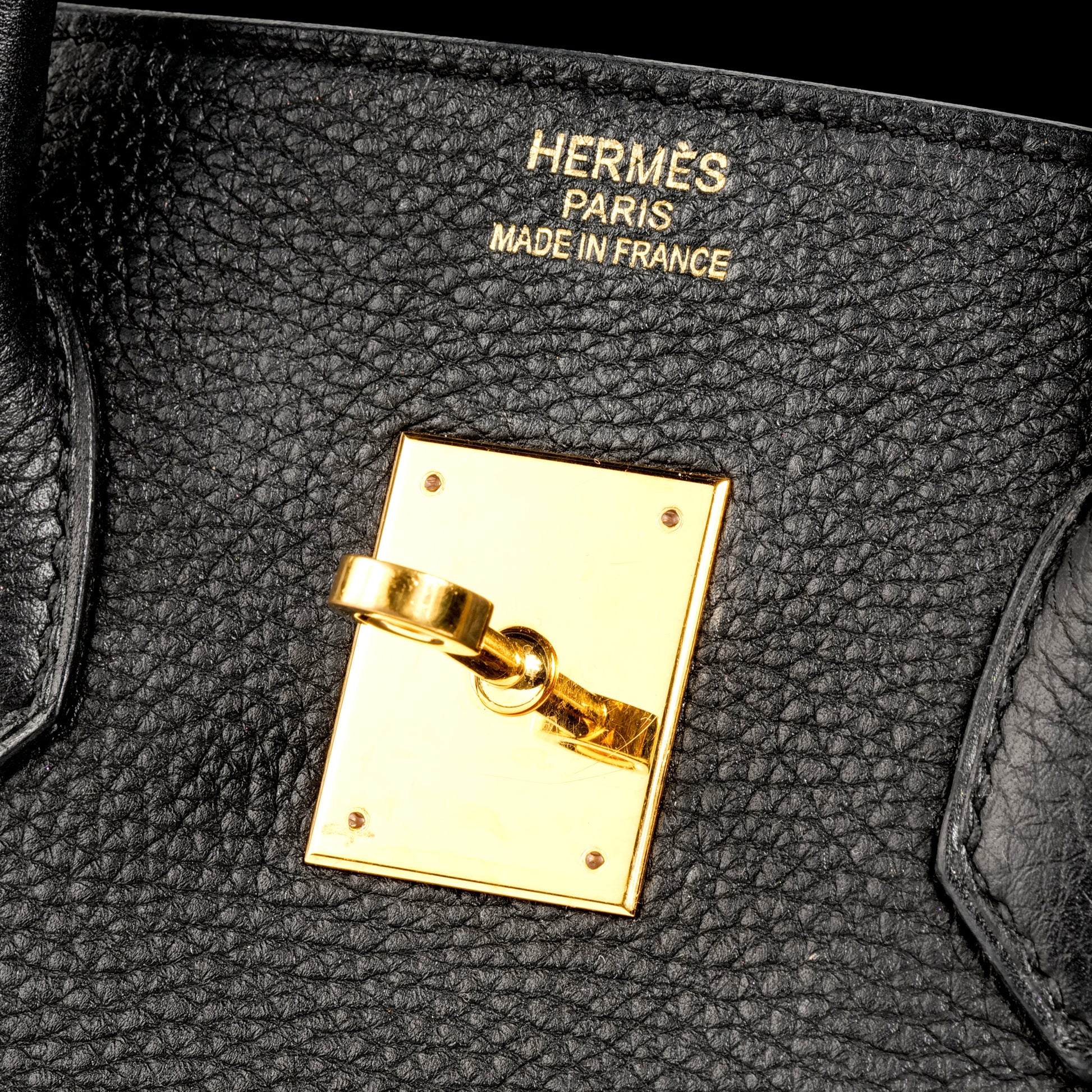 Birkin 30 in Gold Barenia Leather with Gold Hardware – Diamonds in Dubai