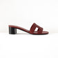 Oasis Sandal in Rouge H