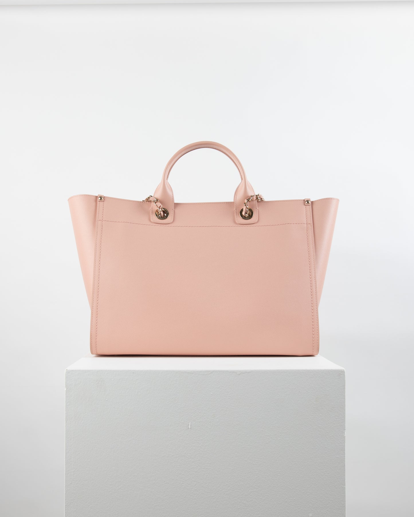 Chanel Deauville Large Pink Tote Bag