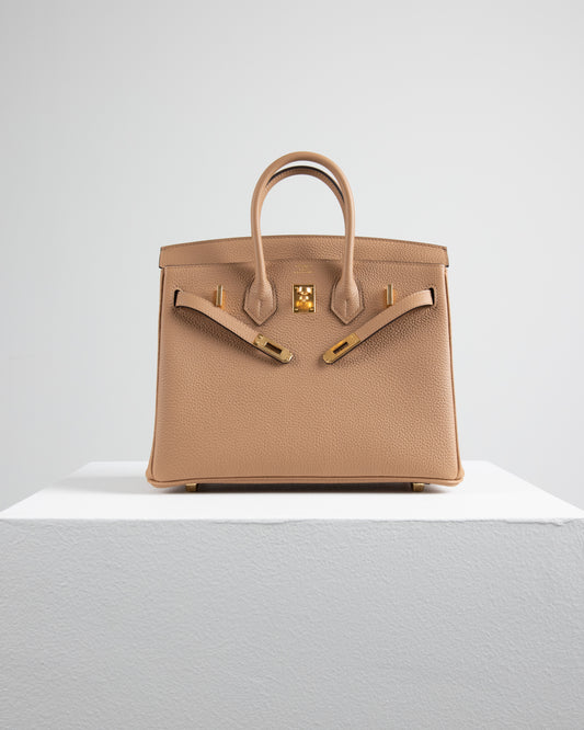 Birkin 25 Chai in Togo Leather with Gold Hardware