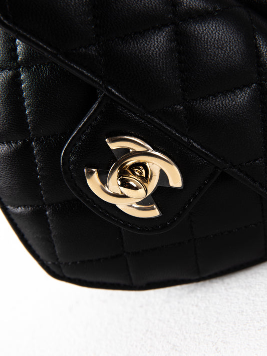 Chanel Black Heart Bag in Small Size